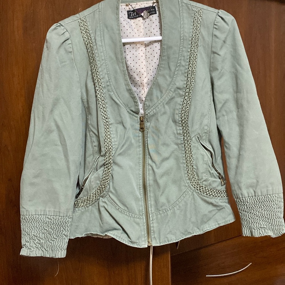 Zara jacket 3/4 sleeves with lining size small
